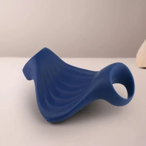 ROCKS-OFF - MASTURBADOR VIBRADOR FLEXÃVEL PALM BLUE